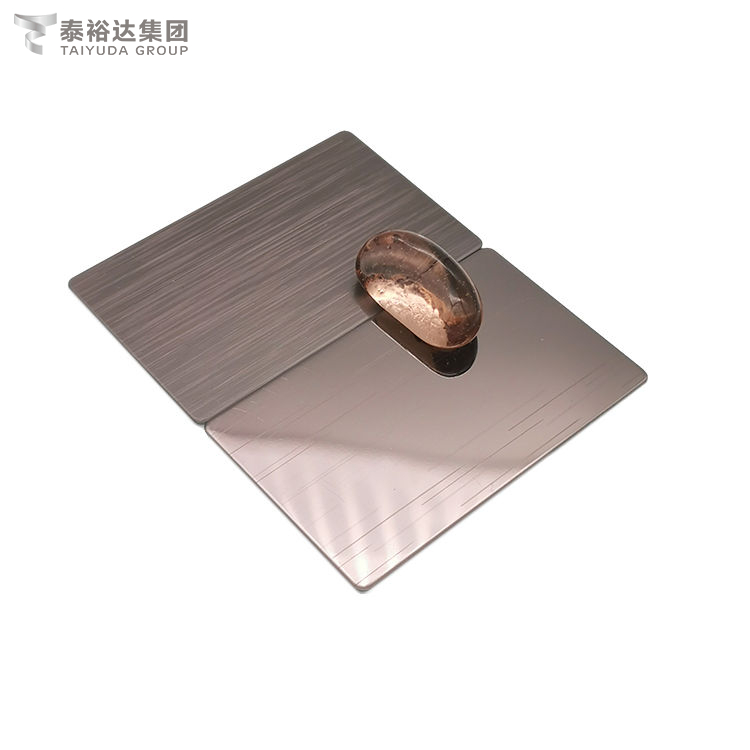 Bronze Color Coating Film 201/304/316/430 Stainless Steel Sheet