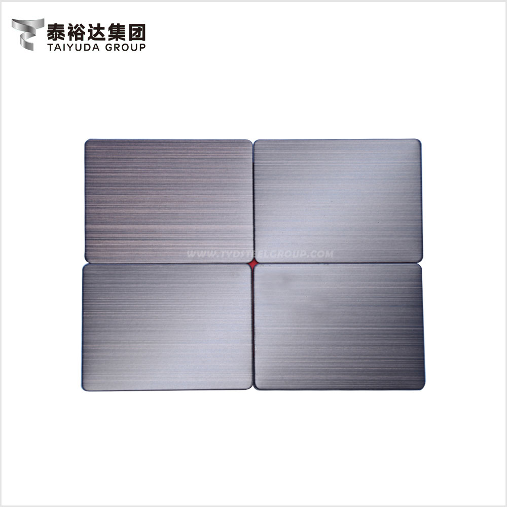 HL Titanium Grey Color SS316 Stainless Steel Sheet